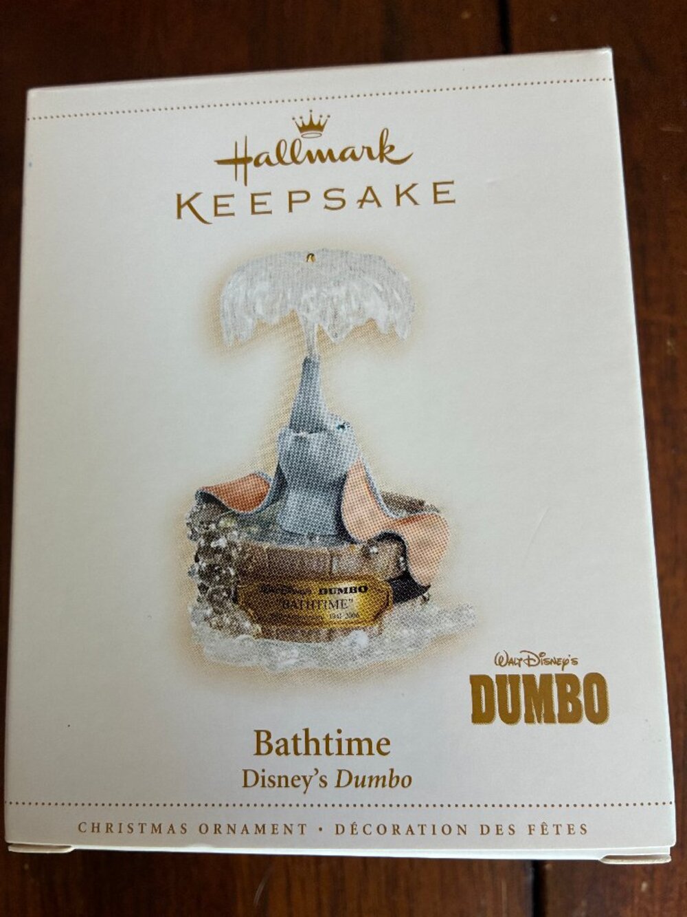 Hallmark Ornament Dumbo Bathtime